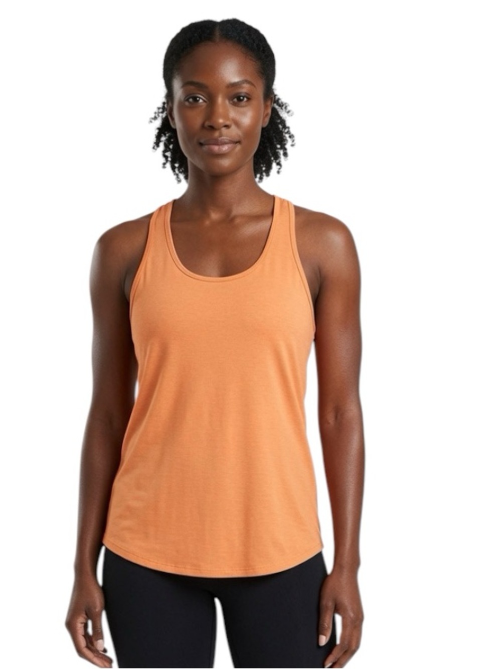 LULULEMON: Women’s Orange Racerback Tanktop -Size 10